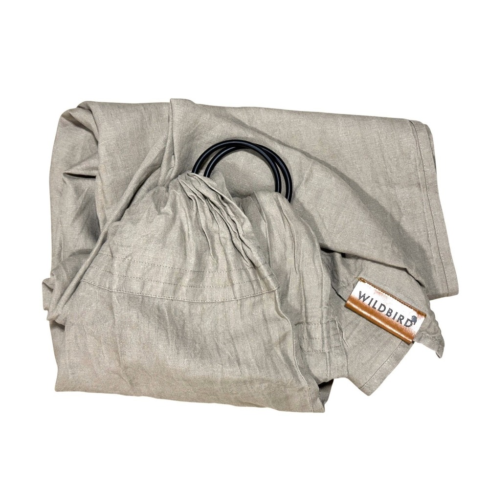 WildBird Desert Lark Linen Ring Sling 74" Black Rings - Picture 4 of 4